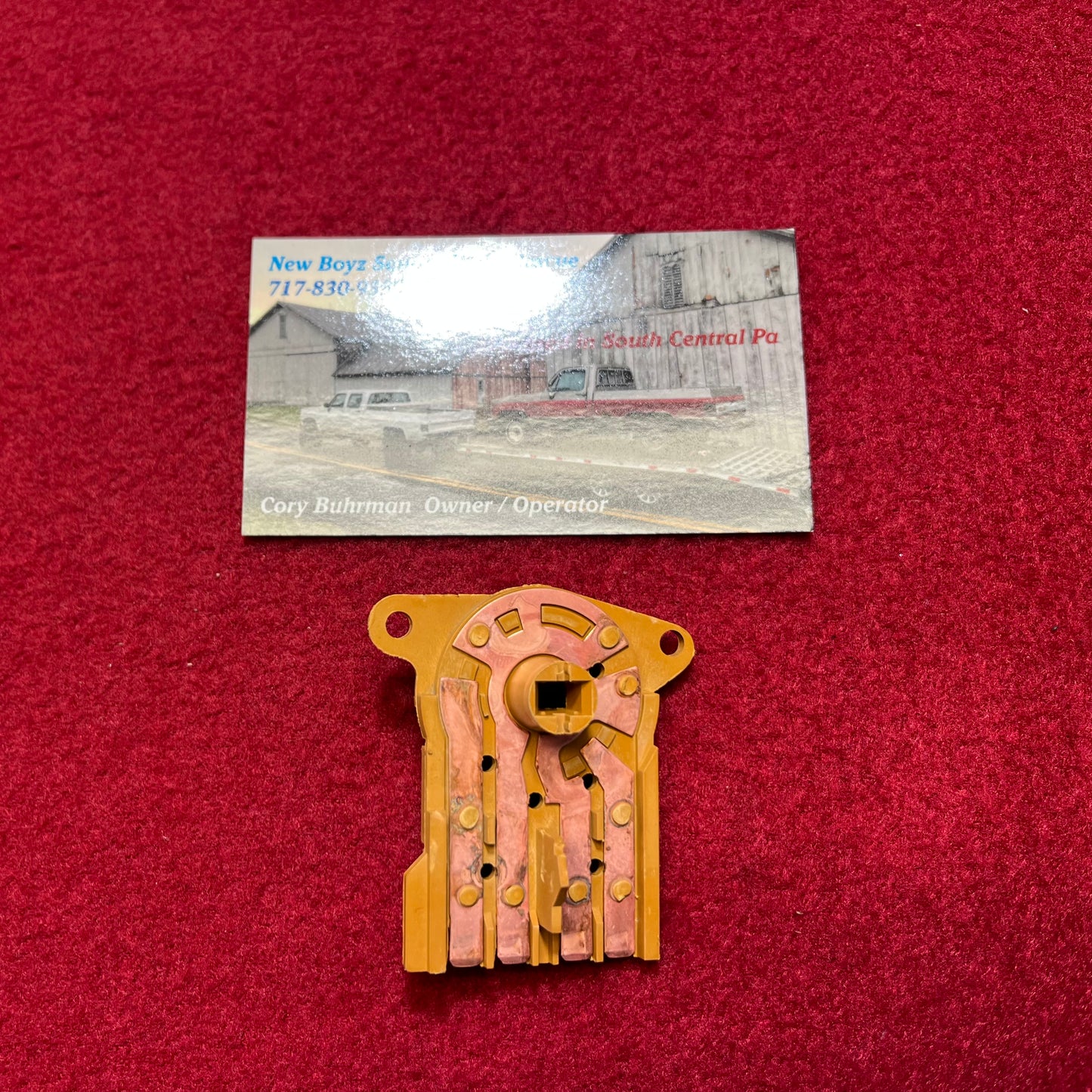 Switch Part, Blower Fan Switch Mount Circuit 1983 (No Ball Detent)