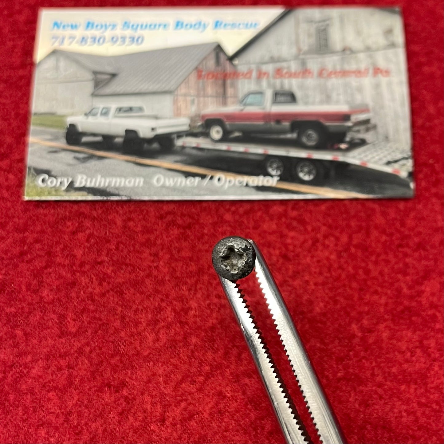 Screw, Channel Window Rear Guide Screw ( Rear Side Door )