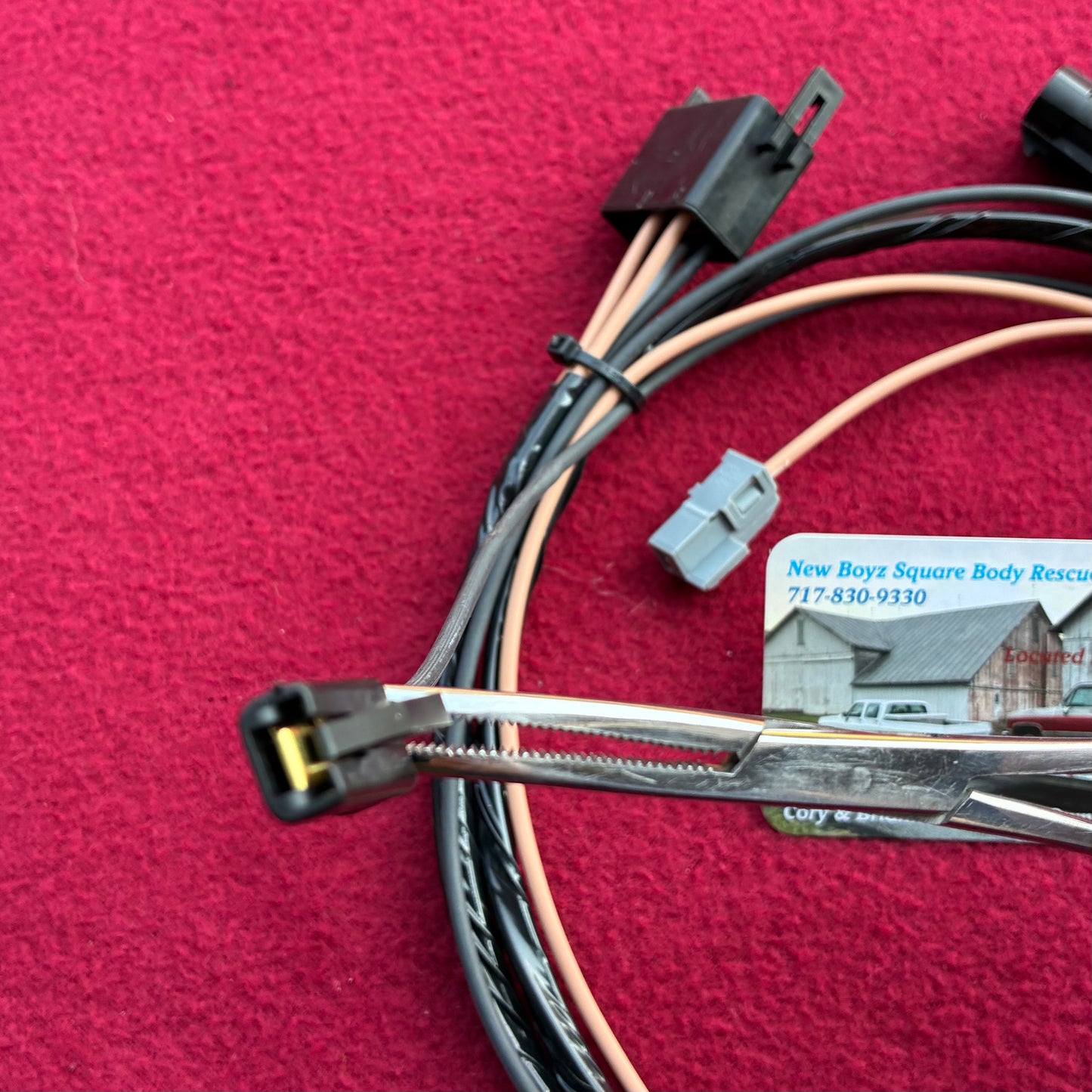 4: Harness, Dual Tank Switch Side Harness  (Cab Side) 1987 - 1991 Replica Manufactured