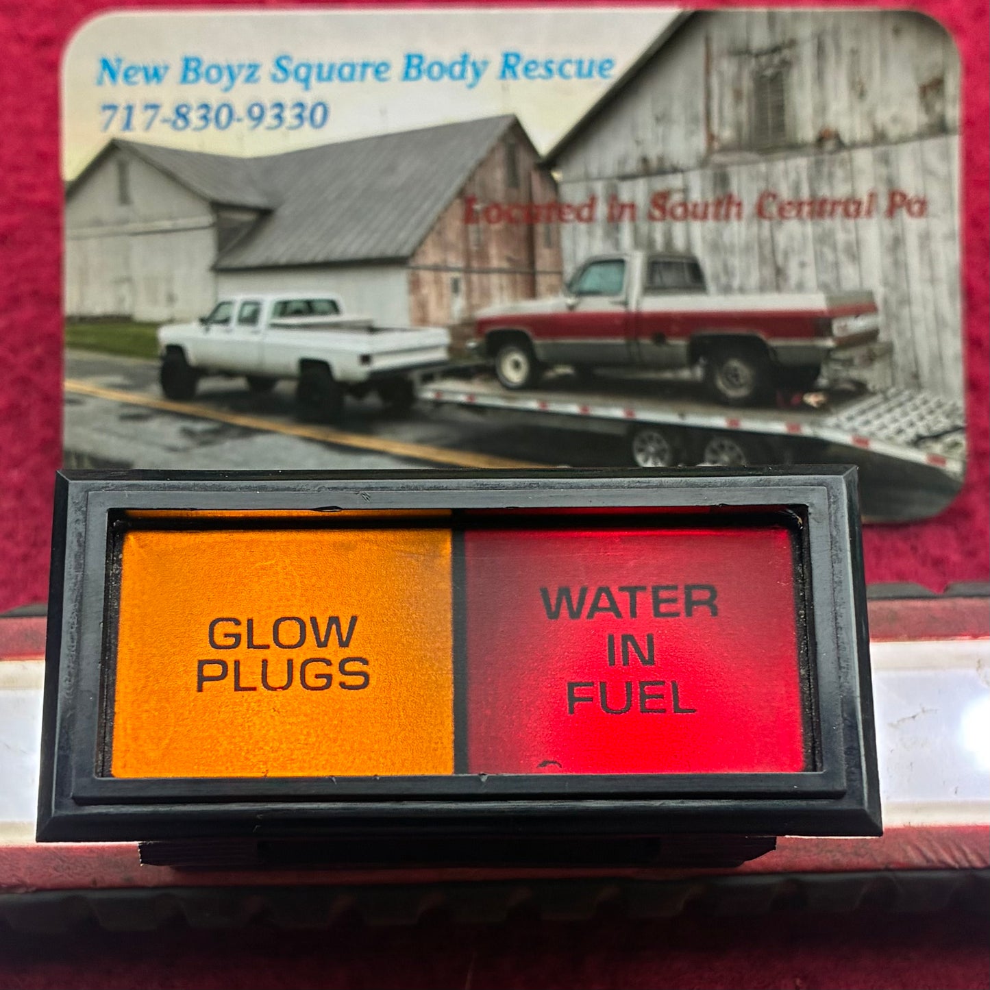 Insert, Warning Light Cluster Bezel Insert Diesel