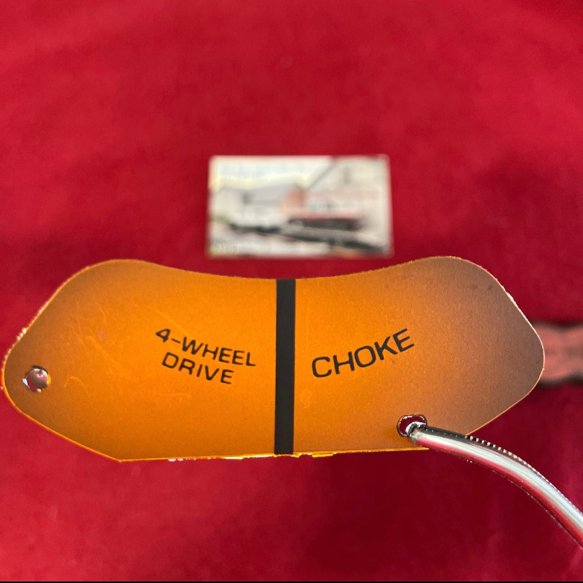 Lens, 1: Gauge Cluster Choke / 4-Wheel Drive Light Lens