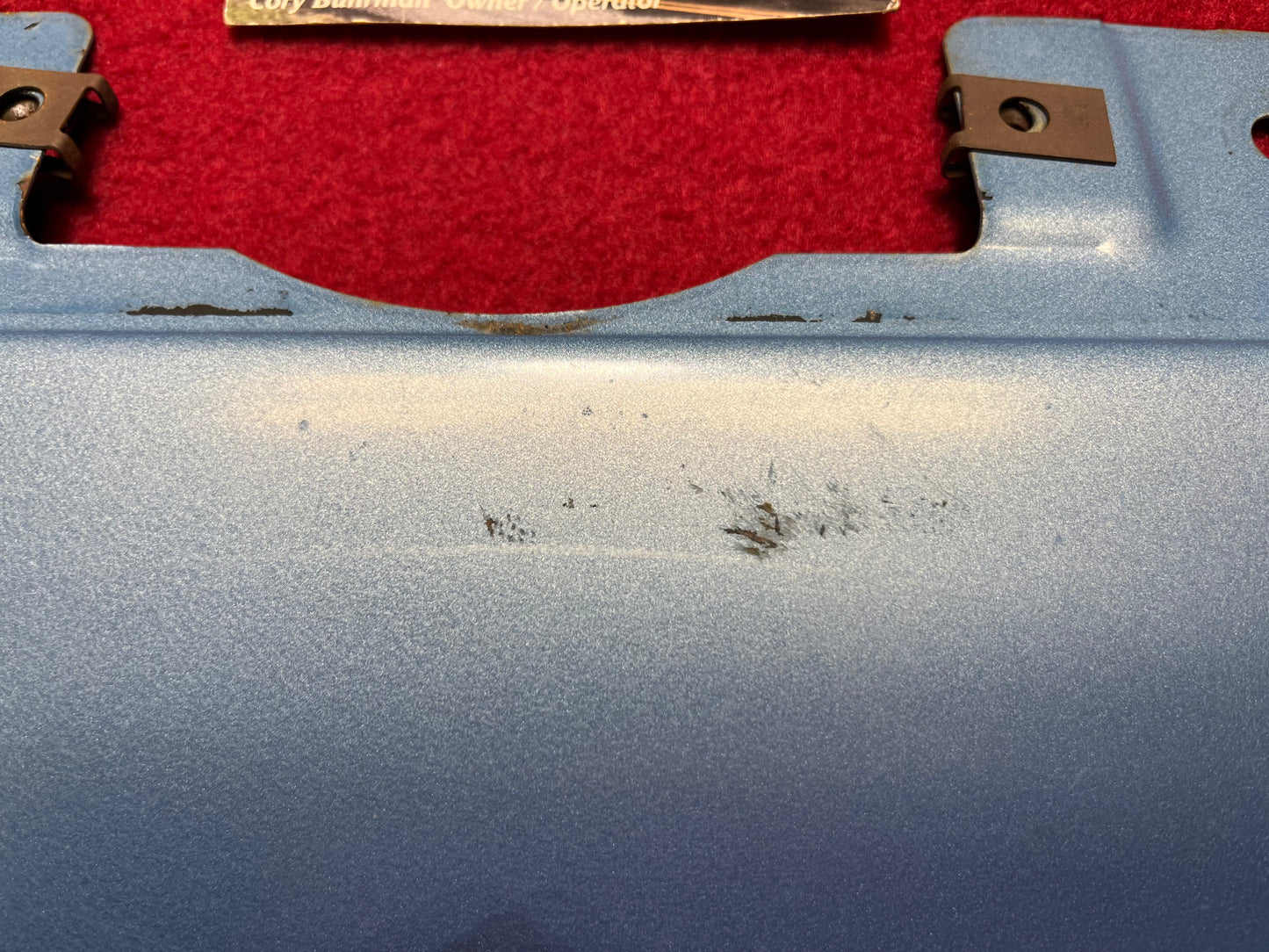 Filler, Steering Column Metal Closure Factory Color 21 (Light Blue Metallic)