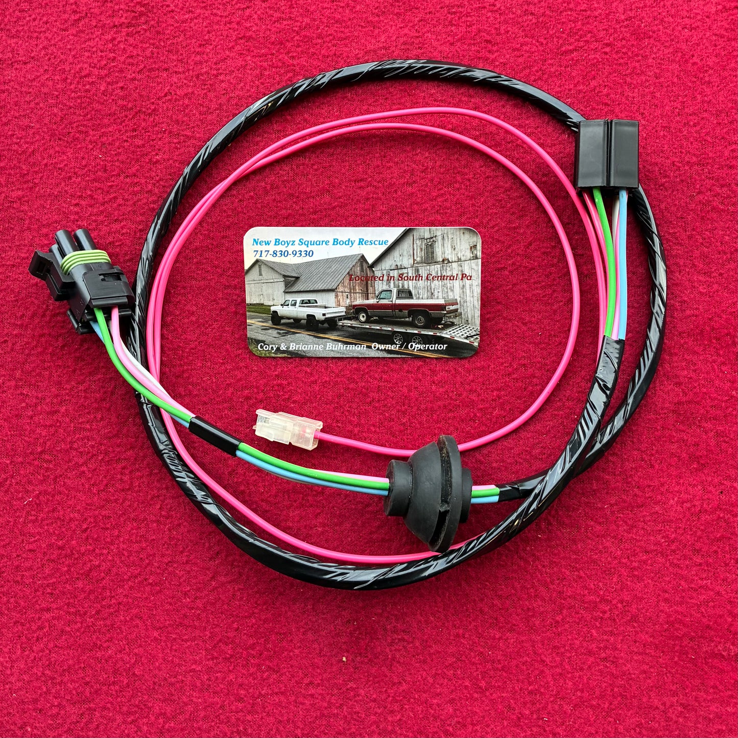 1: Harness, Dual Tank Switch Harness (Cab Side) 1979 - 1980 Manufactured Custom 1st Design