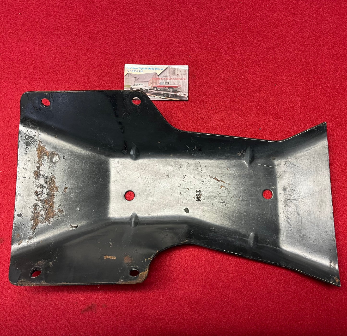 Skid Plate, S Crossmember Skid Plate 1985 - 1991