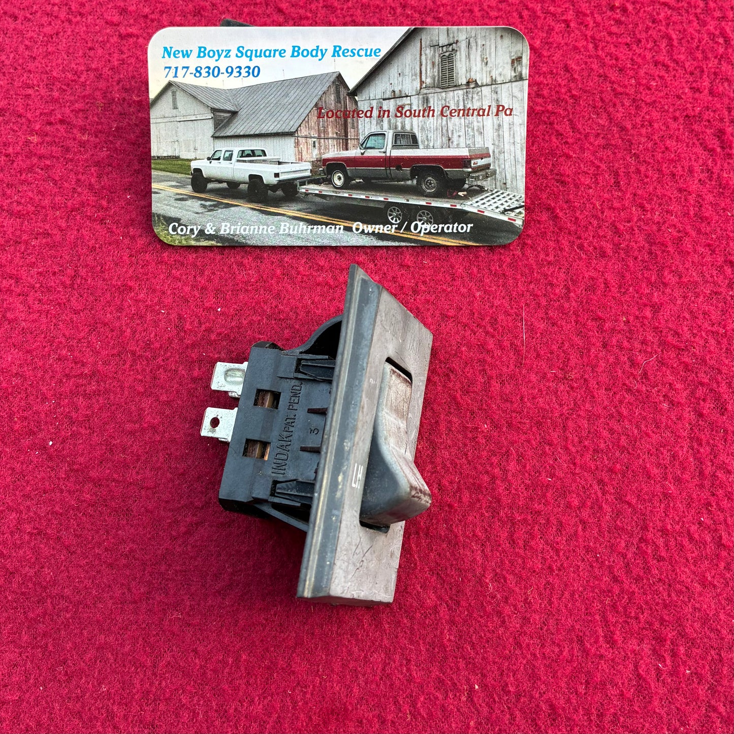 Switch, Dual Tank Side Selector Switch OEM Tested 1987 - 1991 15599081