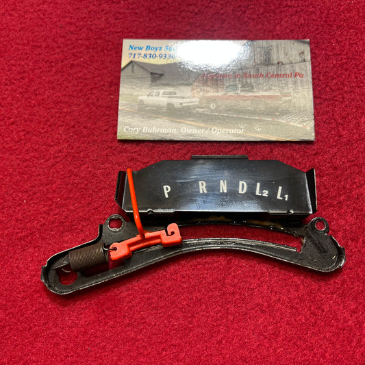 Indicator, Shifter Indicator Assembly D L2 L1 (Early Color Needle)