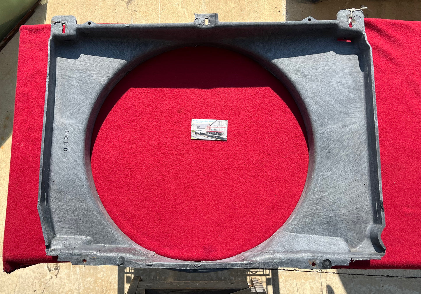Shroud, BBC Fan Shroud “Standard Cooling” Part# 15549569
