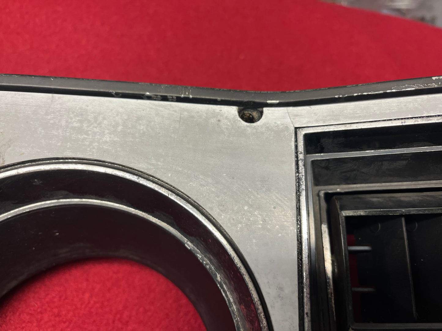 Bezel, Gauge Bezel 1981 - 1983 With A/C With Indicator Light Diesel (Instrument Bezel) Part# 14023006