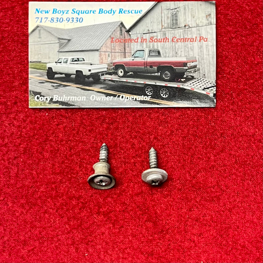 Screw Set, Wing Window Screw Set 2 Screw Setup ( Vent Window)