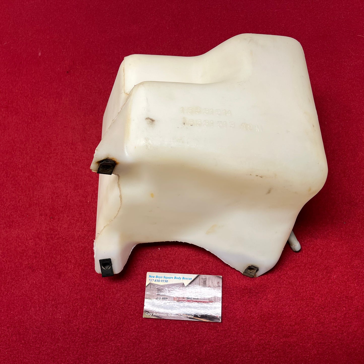 Reservoir, Coolant Recovery Reservoir Tank 1985 - 1991 Part# 15531514