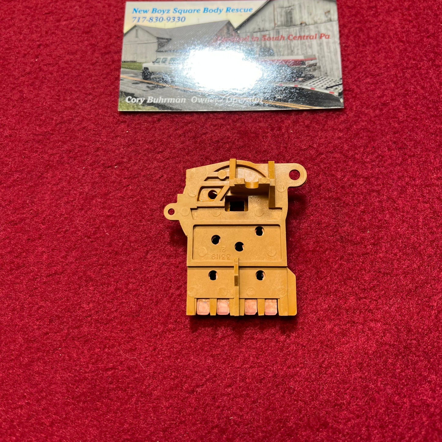 Switch Part, Blower Fan Switch Mount Circuit 1984 - 1991