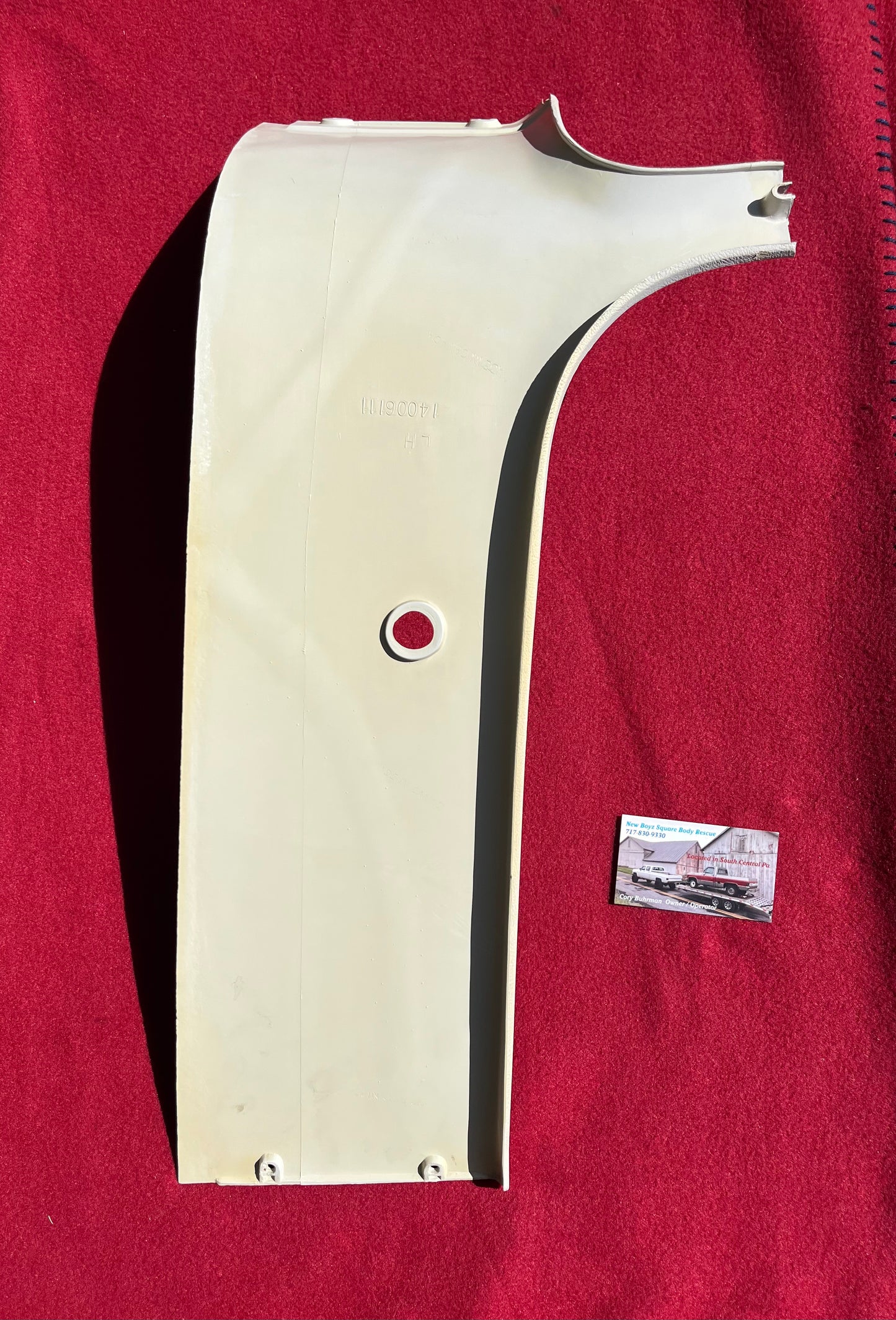 Molding, RH Body Trim B Pillar K5 (Headliner Trim) (White) 14006112