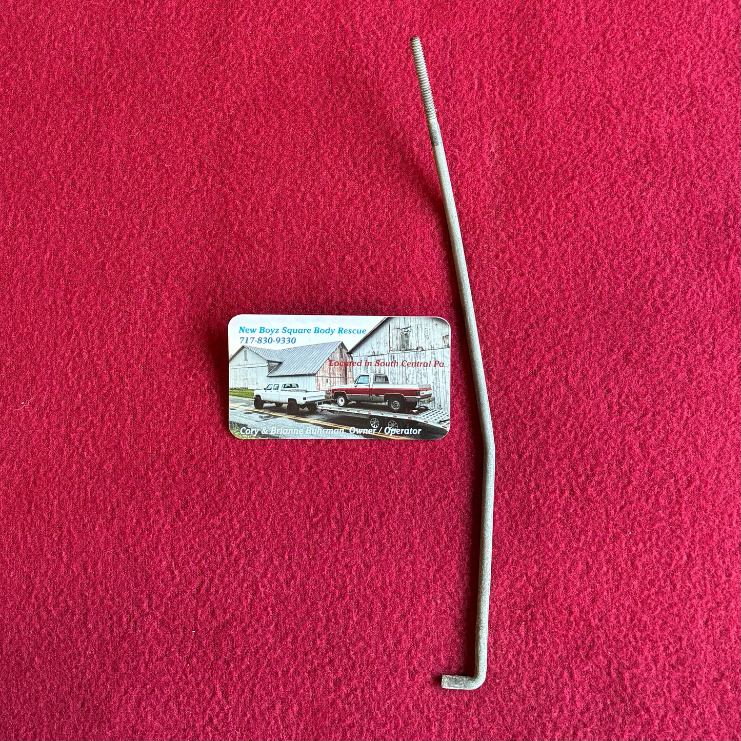 Rod, Lock Rod RH Non Power Part# 14039768 (Plastic Clip Design)