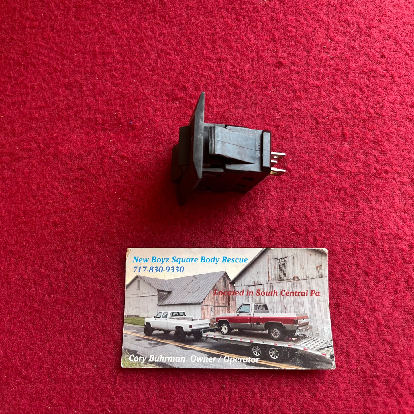 Switch, Rear Air Conditioning Auxiliary Control Switch Part# 14040842 (Suburban) ( AC A/C )