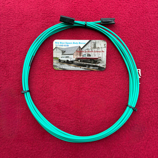 Lead M, Horn Power Lead 1975 - 1980 Dark Green 14 Gauge
