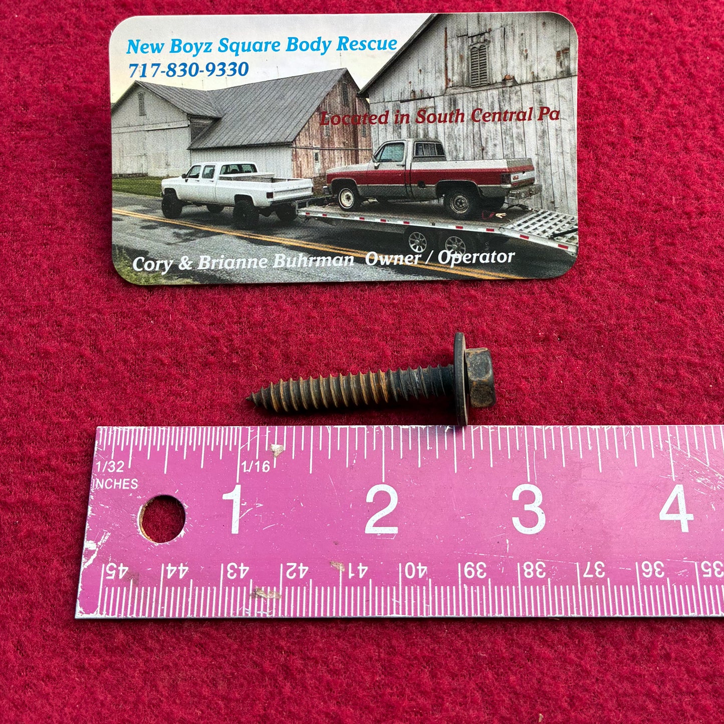 Screw, Air Conditioning Evaporator Box Installation (AC) Metric Part# 11505023