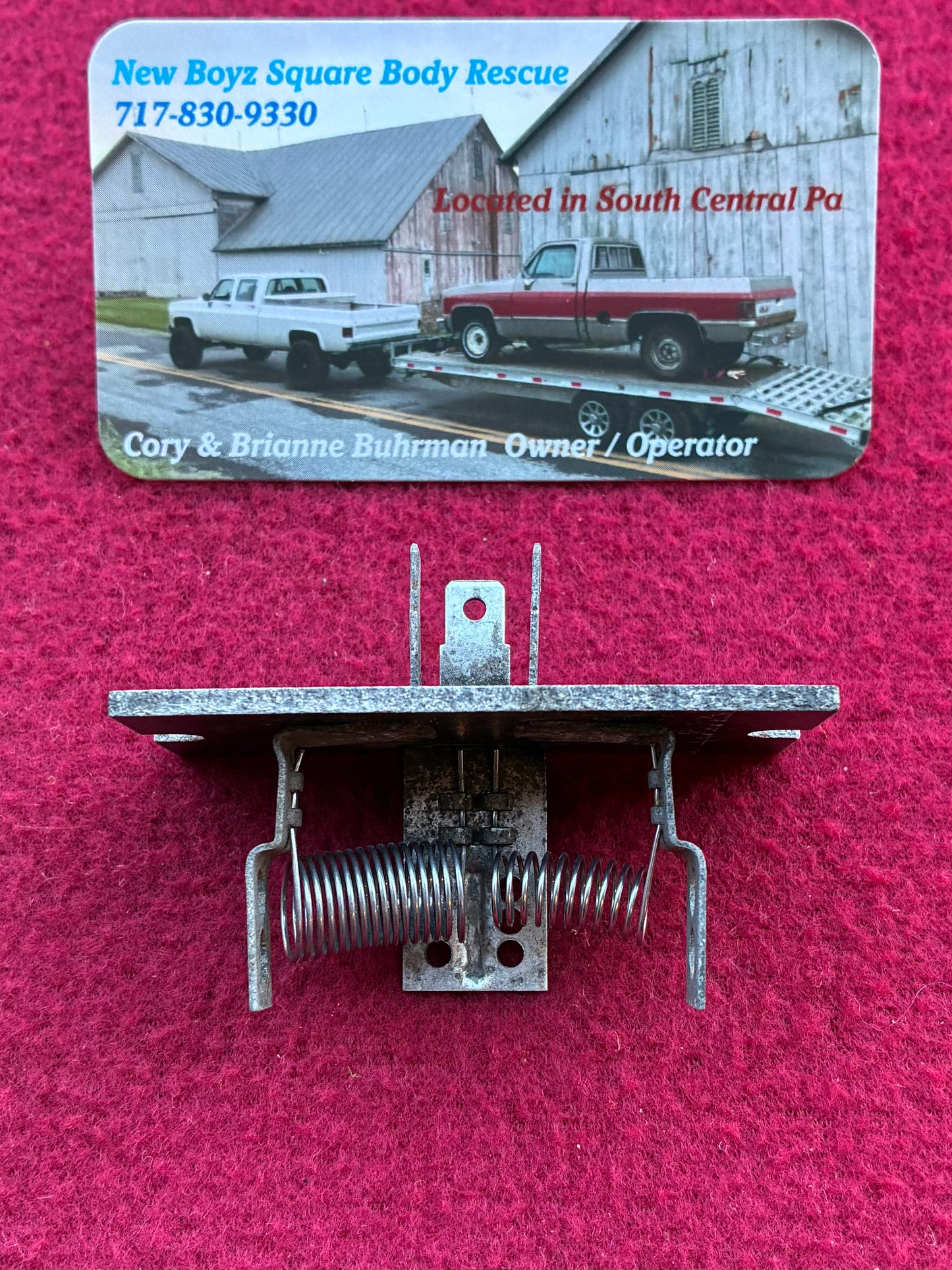 Resistor, Blower Motor Resistor Non Air Conditioning