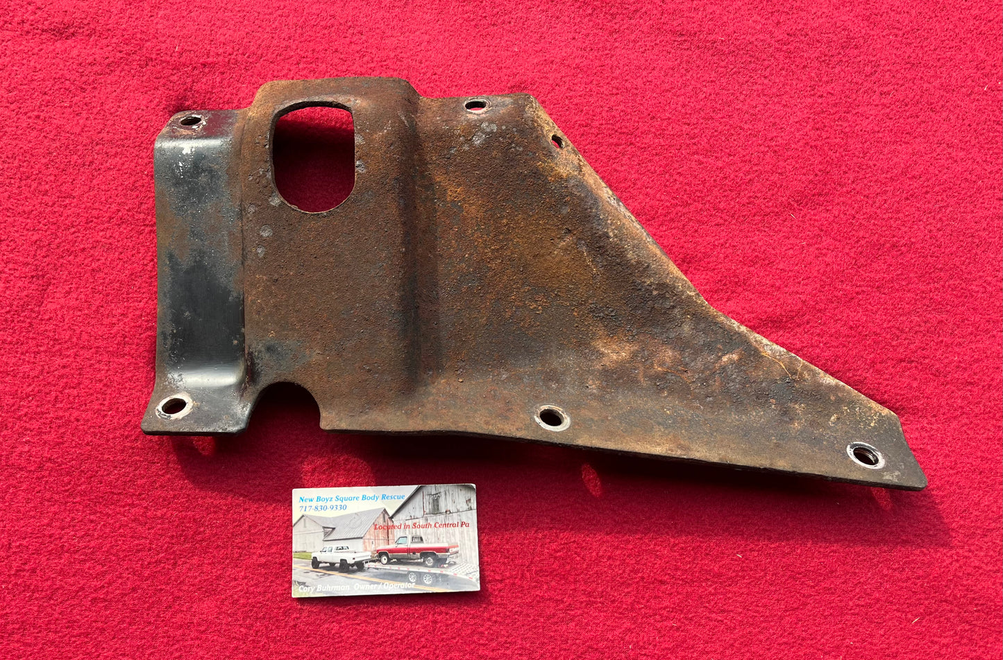 Support, RH Cab Mount Rear Solid Crossmember Support