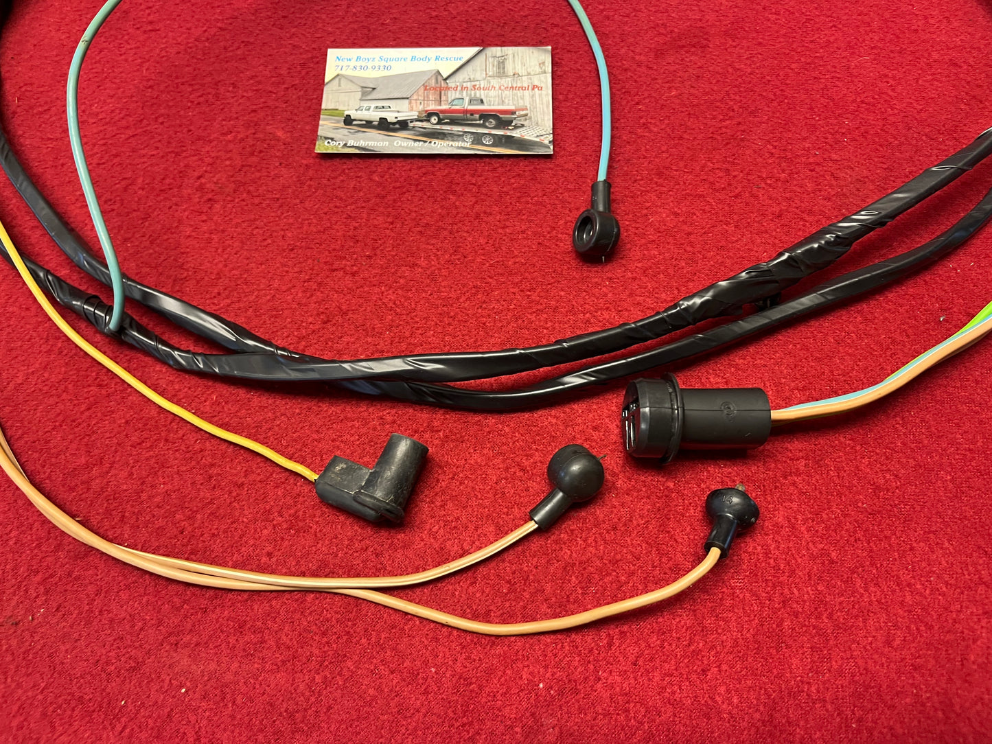 Harness, Dual Tank Wiring Harness Single Post Selector Valve (Chassis Side) 1st Design