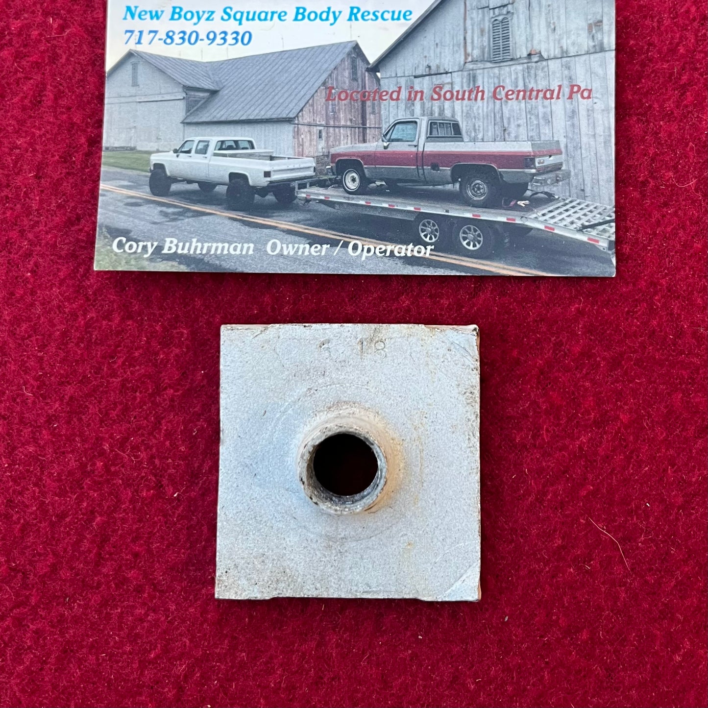 Plate, Striker Tap Plate Style A Part# 6272627