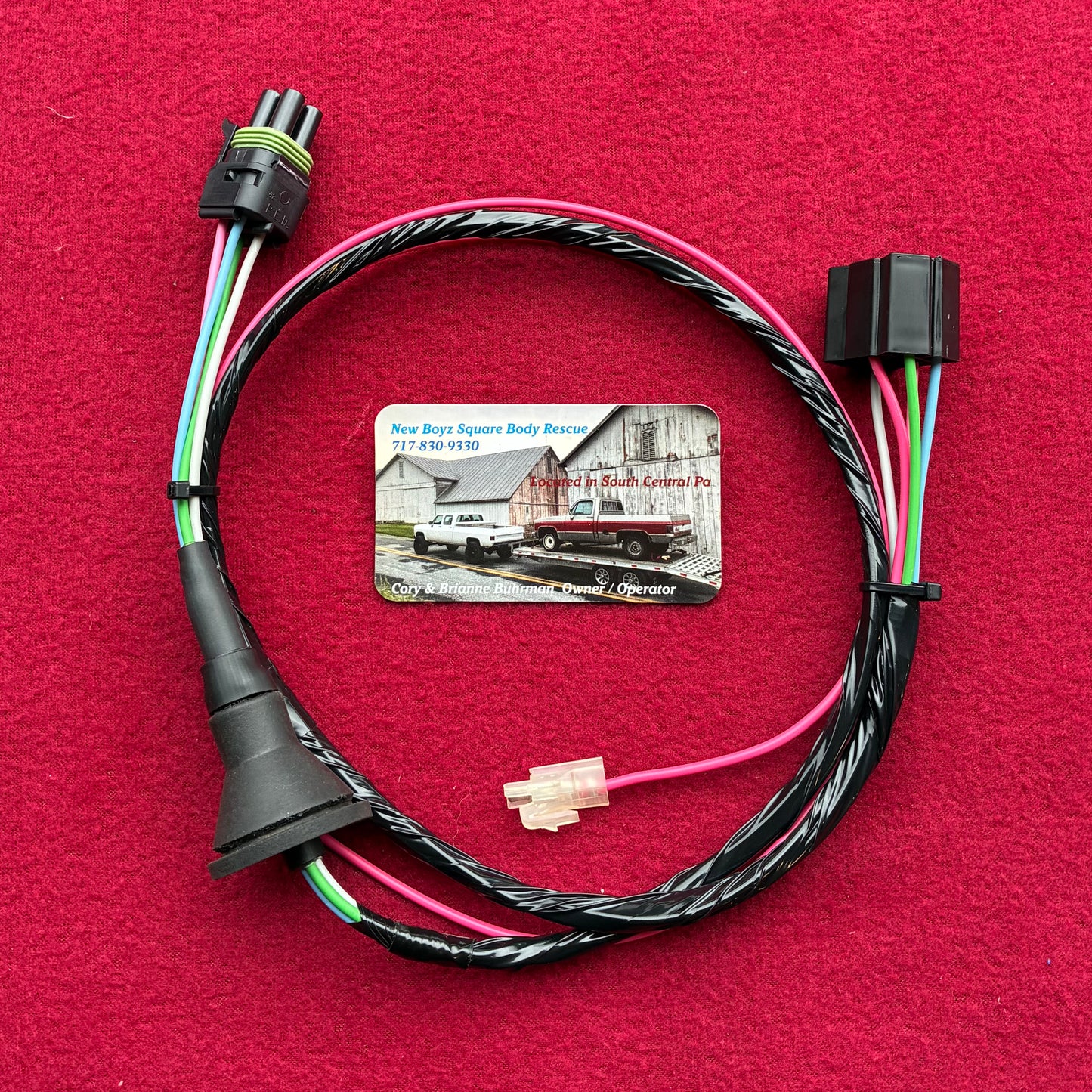 1: Harness, Dual Tank Switch Harness (Cab Side) 1979 - 1980 Manufactured Custom 1st Design