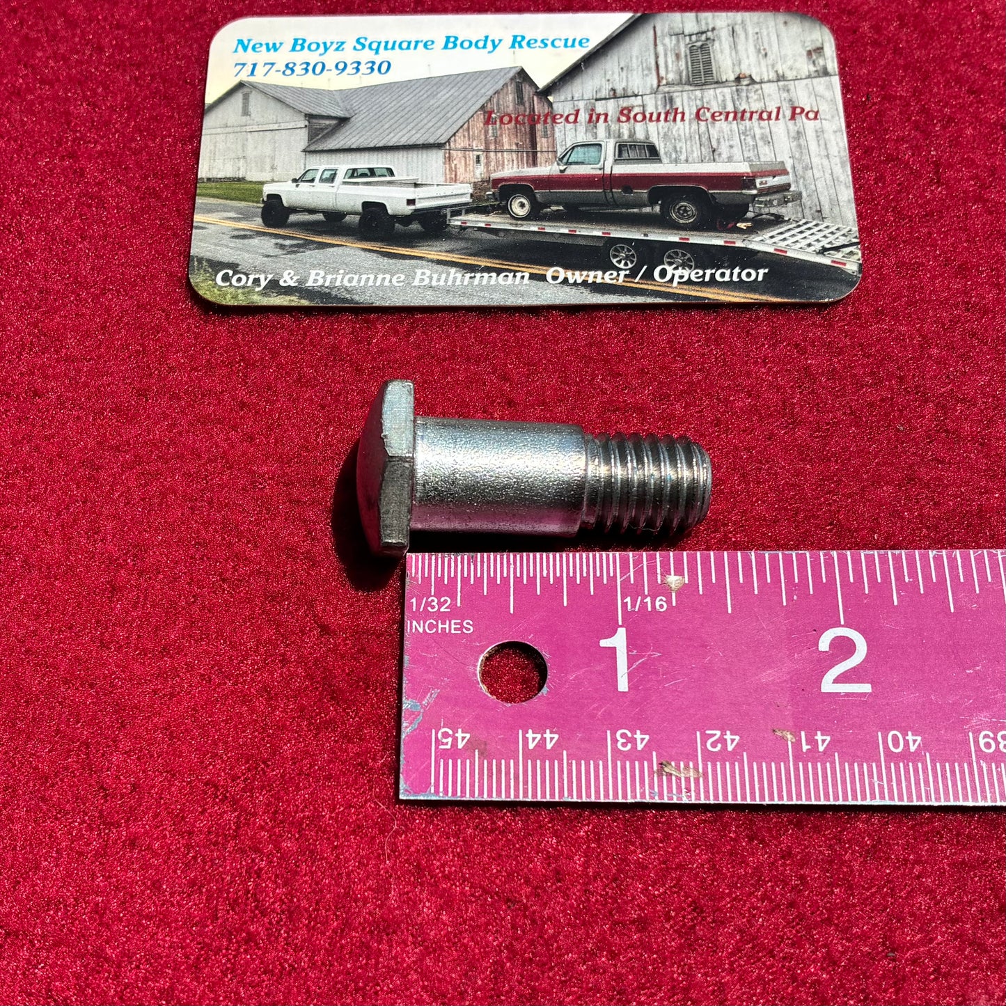 Bolt, Seat Belt Attachment Shoulder Bolt Part# 342221