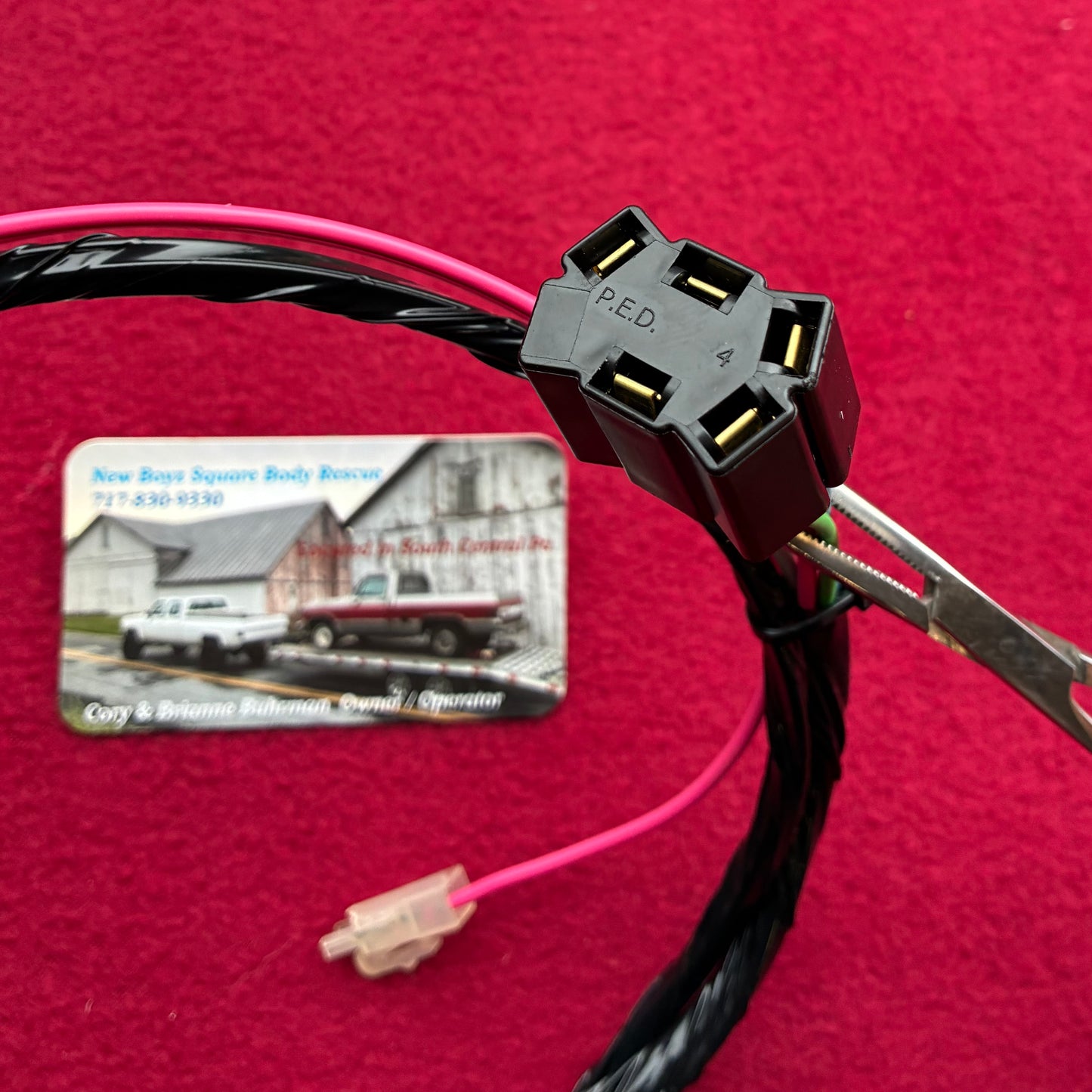 1: Harness, Dual Tank Switch Harness (Cab Side) 1979 - 1980 Manufactured Custom 1st Design