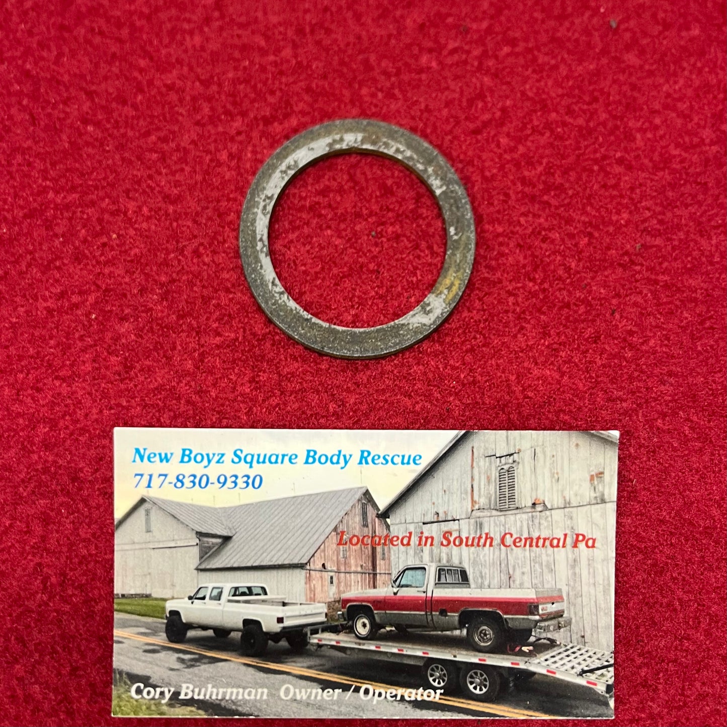 Washer, Outer Shaft Thrust Washer Auto Hub 4wd K1 & K2 Part# 14026798