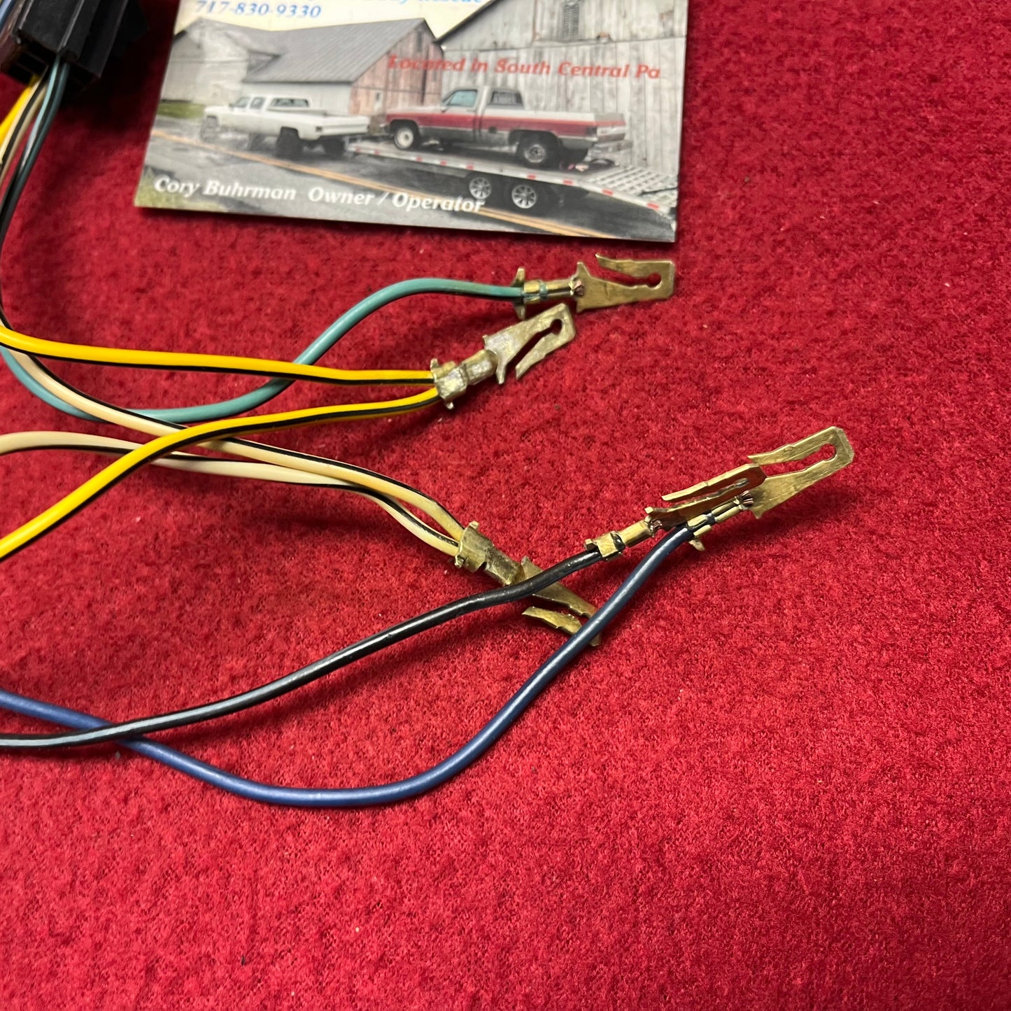 Lead, Windshield Wiper Motor 1978-1984 (Pigtail) 1978 - 1980 Color Correct