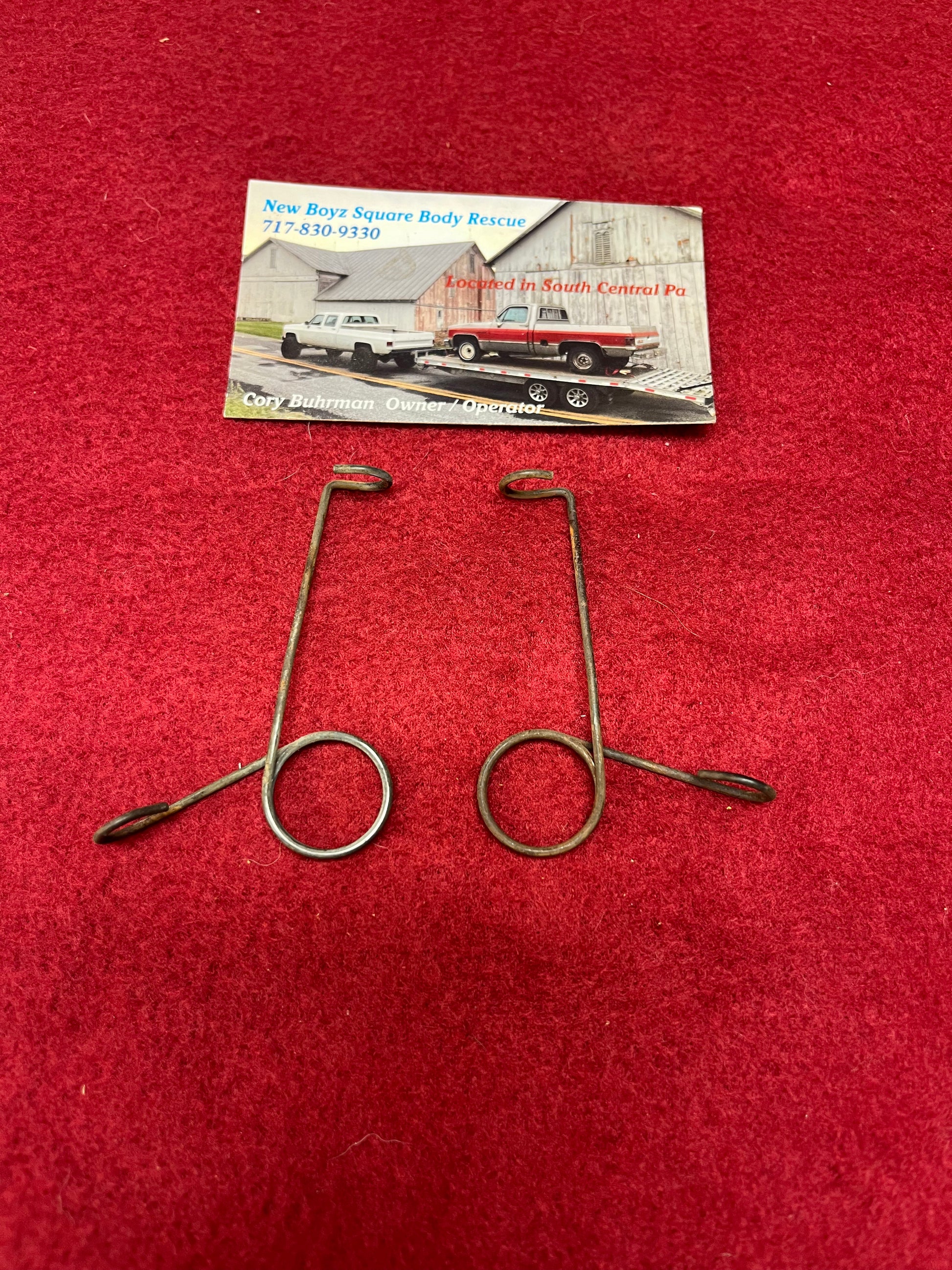 Spring, Cable Support Spring Set LH & RH 1981-1991 Part# 14021315 & 14 ...