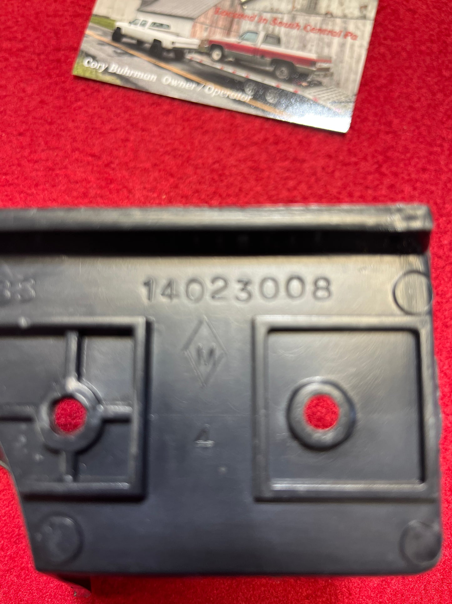 Filler, Steering Column Plastic Closure Filler (1981 - 1991 Part# 14023008 (Instrument Panel)