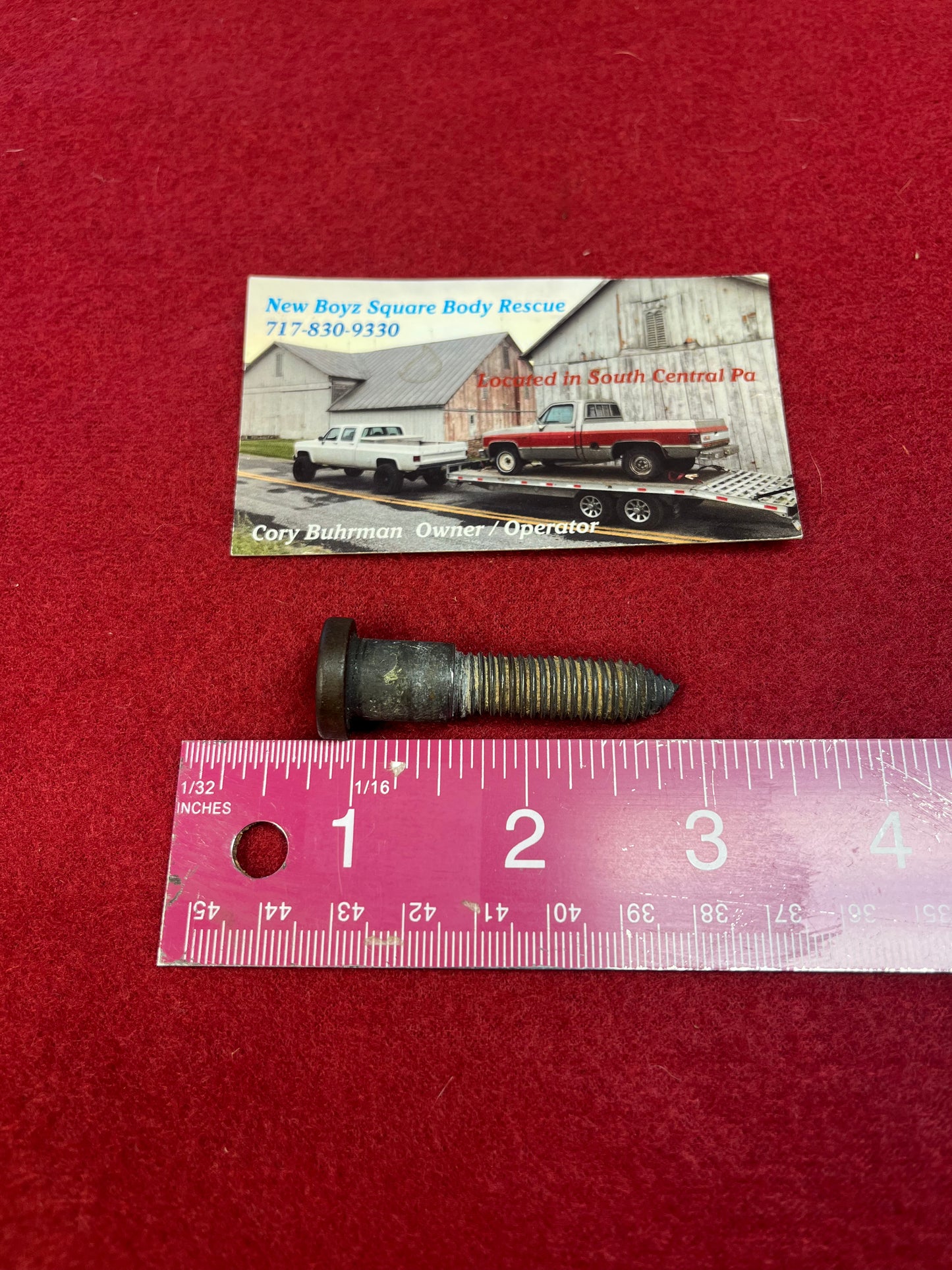 Bolt, Seat Back Lock Pivot Bolt 1987-1991 (Blazer / Jimmy) Part# 14056723