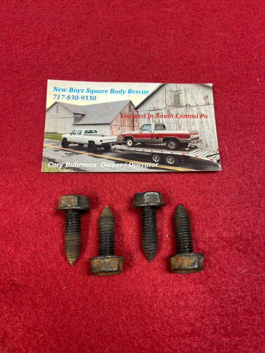 Bolt Set, Seat Back Lock Recliner Bolt Set 1987-1991 (Blazer / Jimmy) Part# 100955393 QTY 4