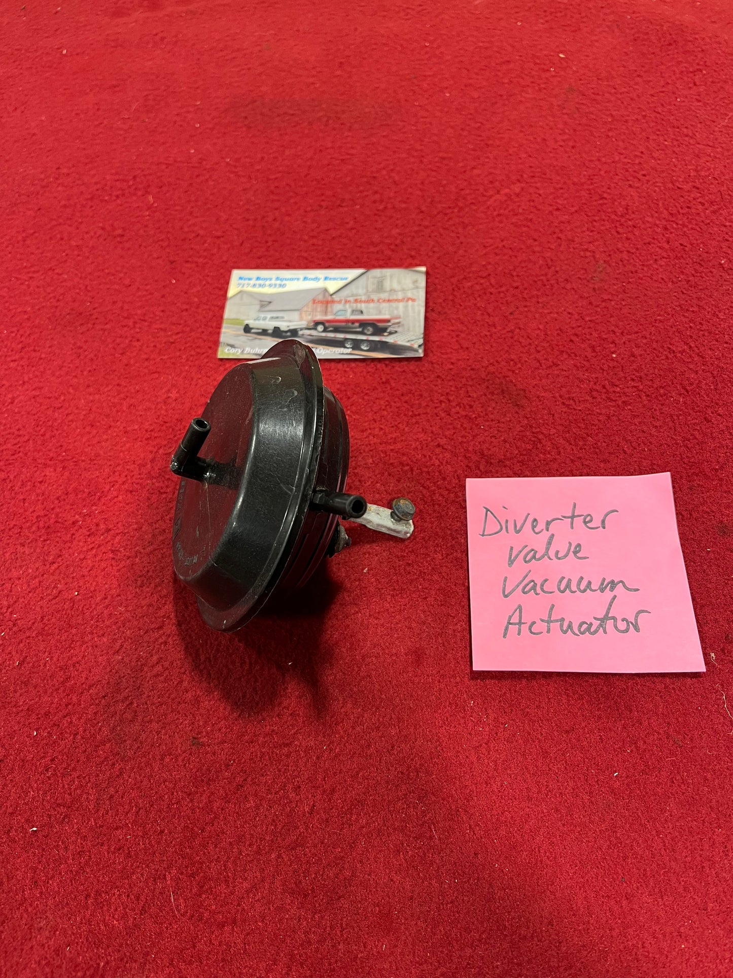 AC Inside Housing Diverter Valve Vacuum Actuator (1985-1986) Part# 1996886