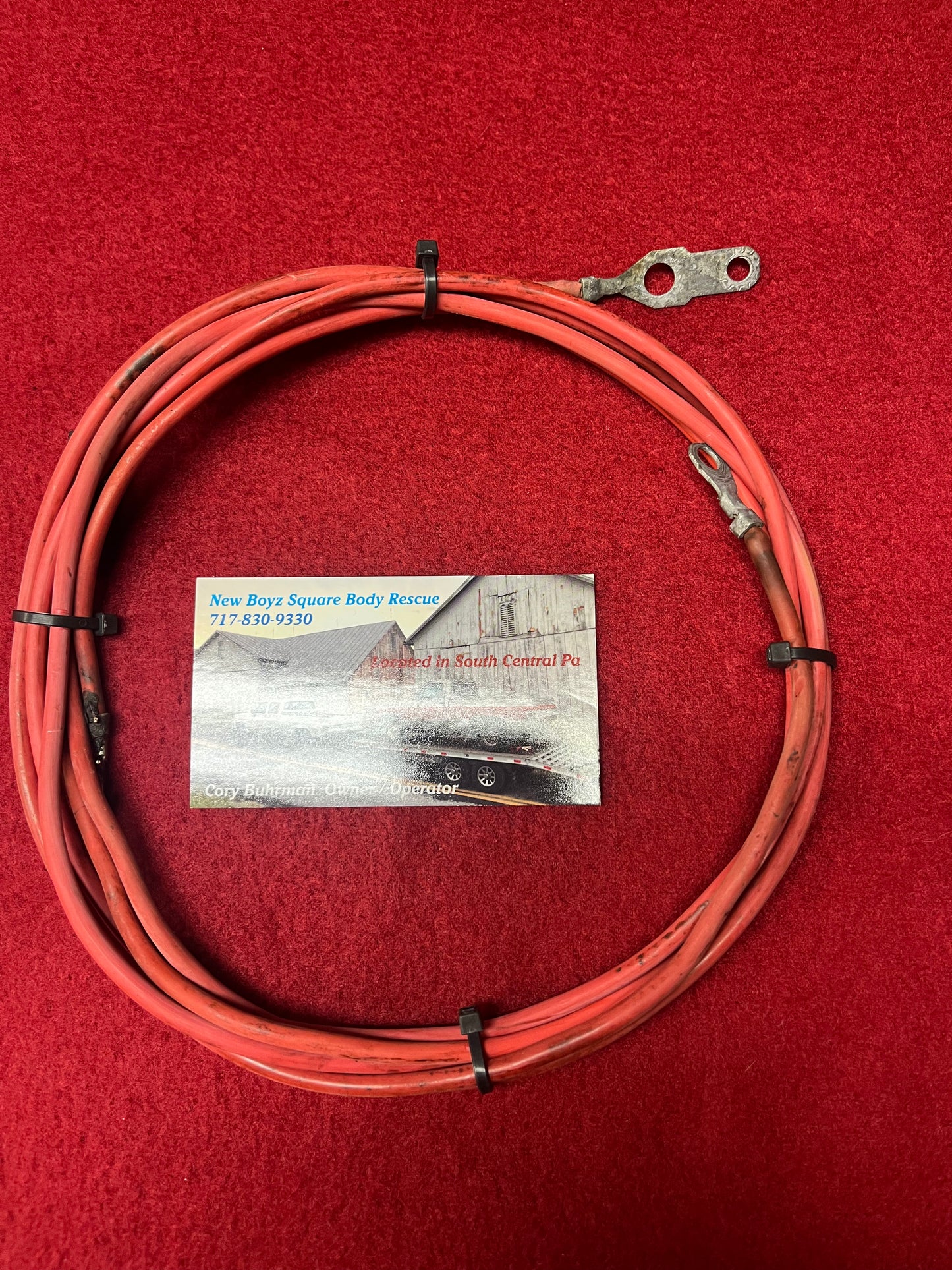 Lead, Fusible Link @ Junction Block & Alternator Feed (Dual Wire)