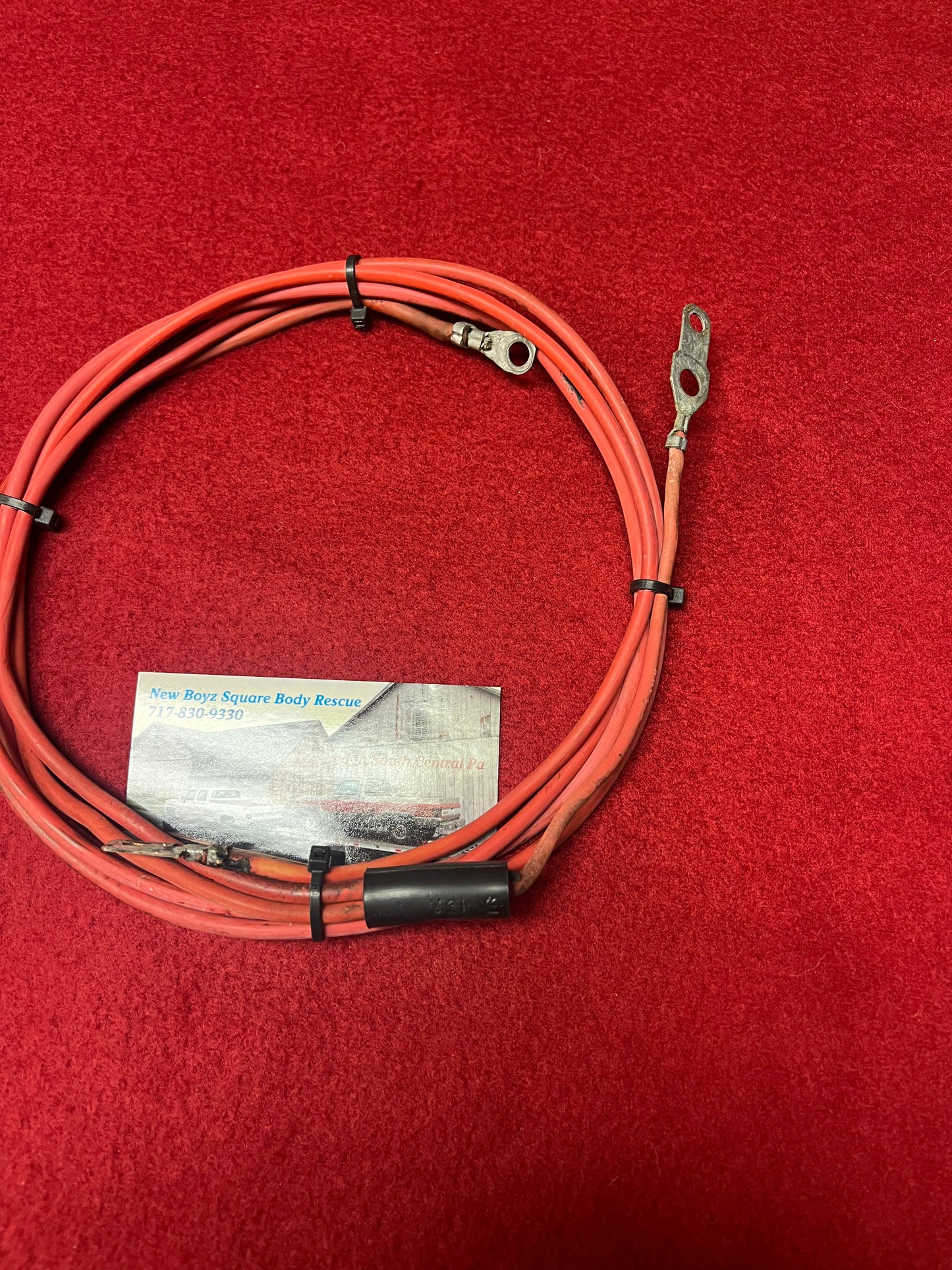 Lead, Fusible Link @ Junction Block & Alternator Feed (Dual Wire)