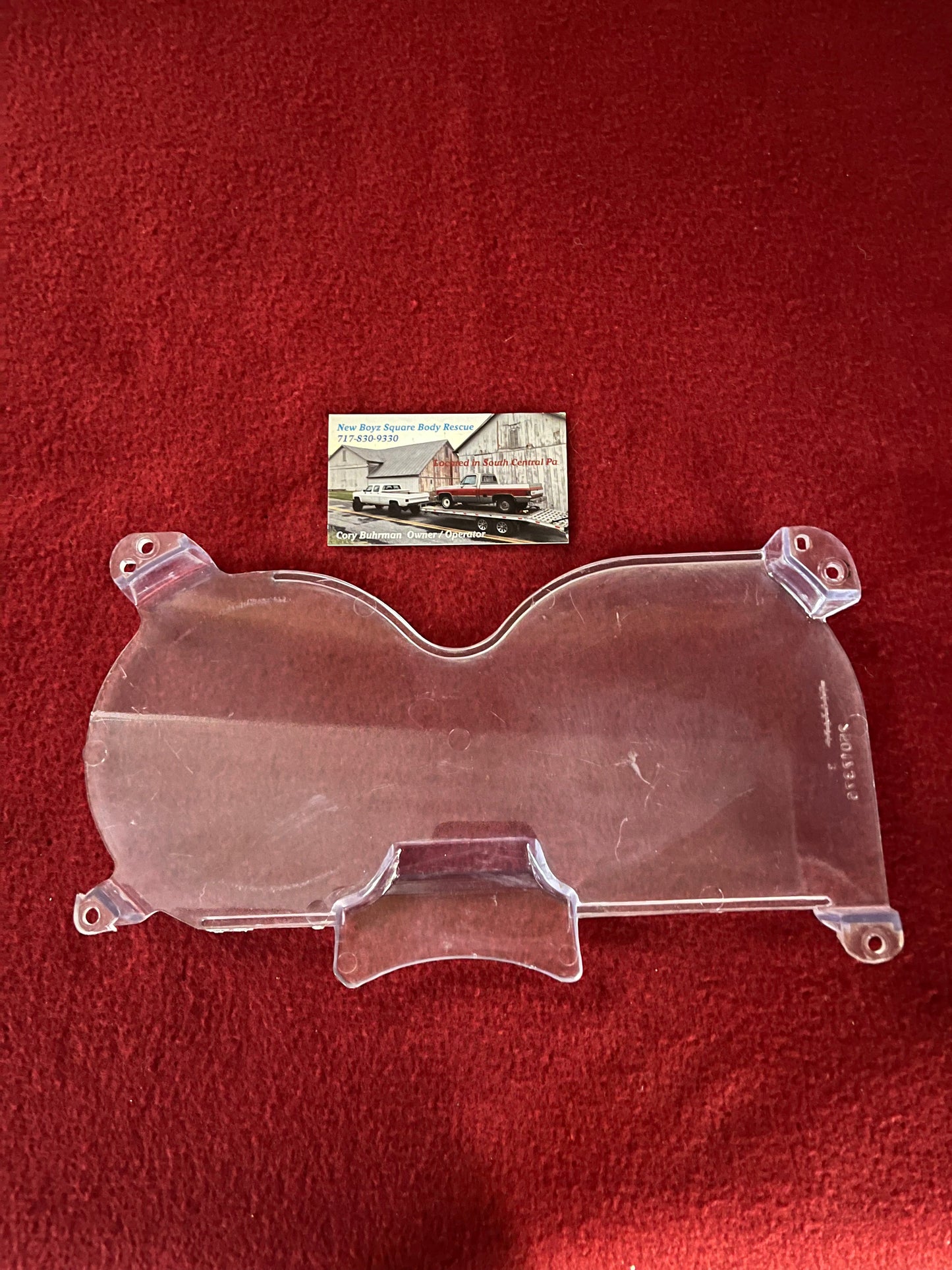 Lens, Instrument Cluster (Less Gauges) Part# 25017376