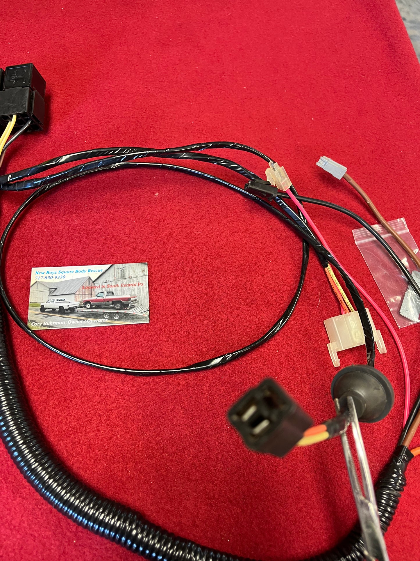 Harness M, Rear Air Conditioning Harness W / Relay New Manufactured 1981 - 1991