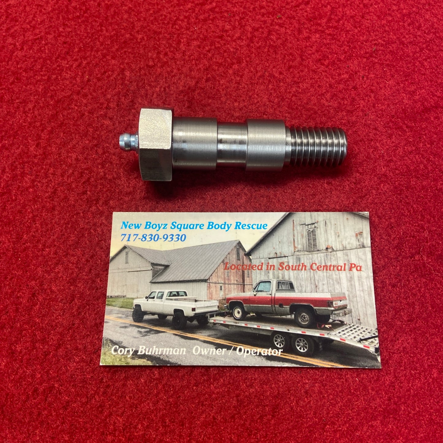 Bolt, NP205 Lever Pivot Bolt Grease Able (New)