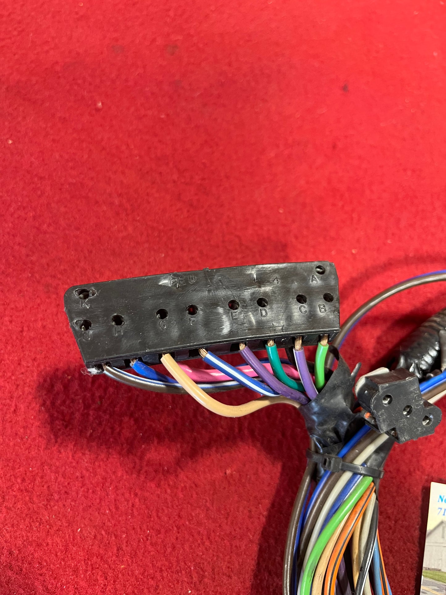 Door Wiring Harness 4 Door LHF