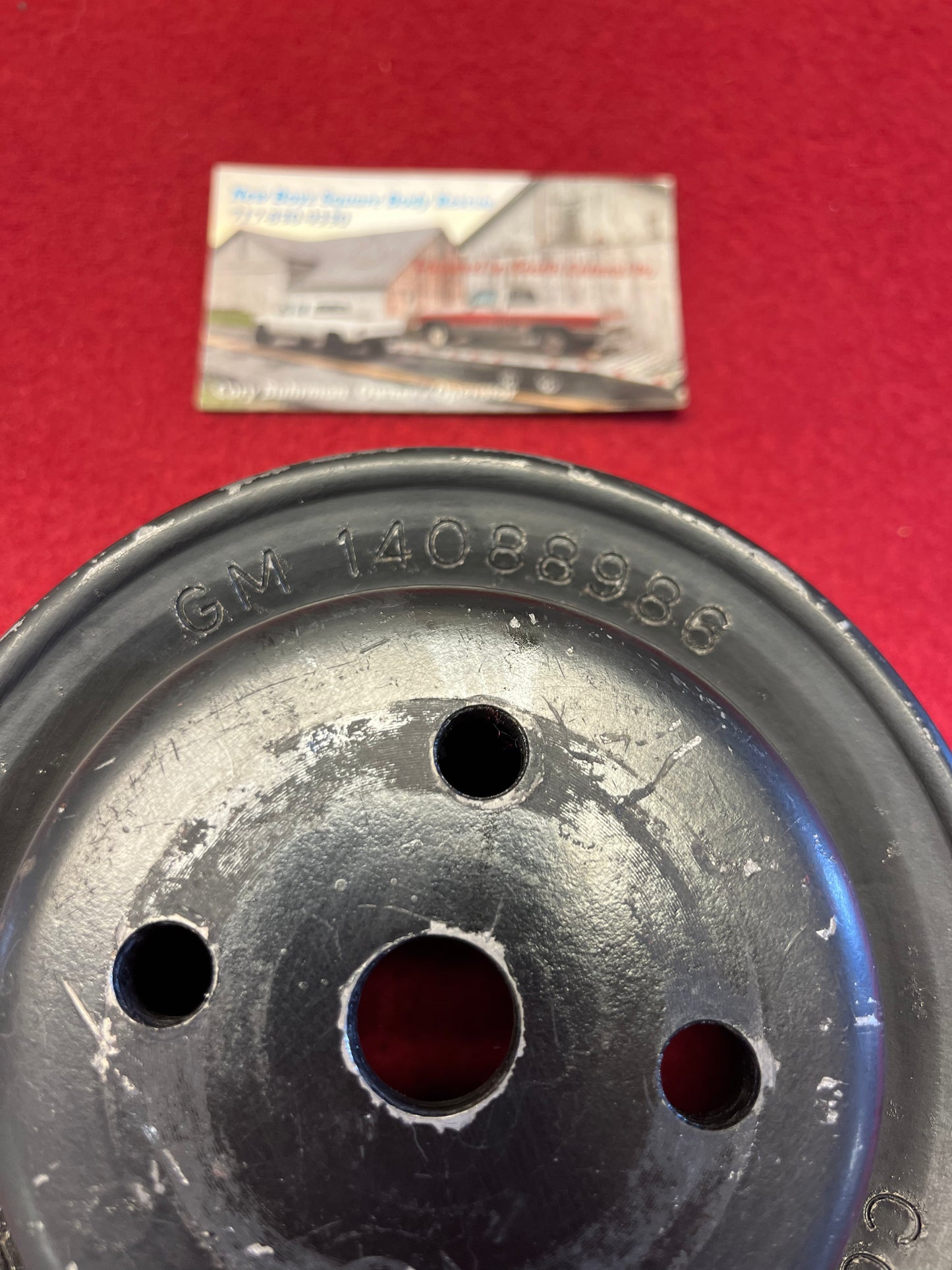Pulley, Water Pump Pulley Non AC 1986 - 1988 Small Block Part# 14088986