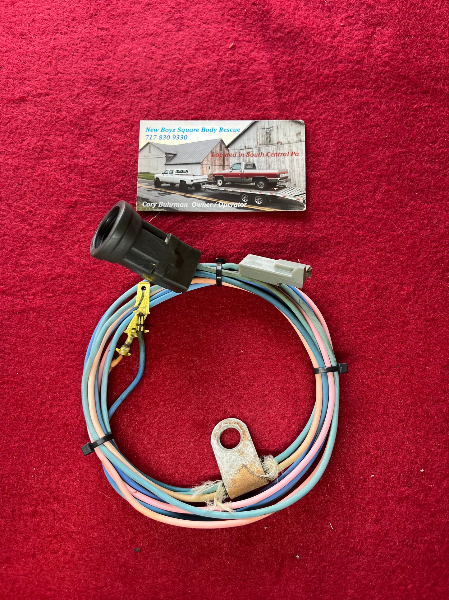 Wire Lead, Oil Pressure Switch