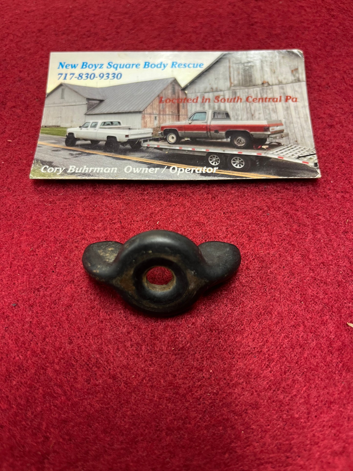 Nut, Jack Accessory Stay Wing Nut 5/16-18 1975-1991