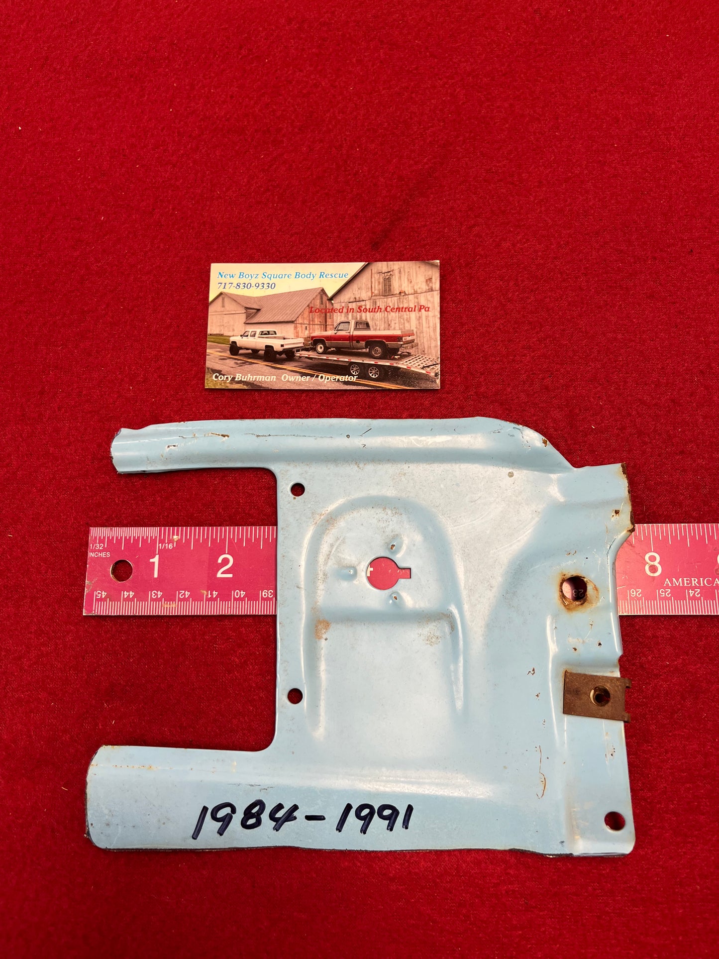 Switch Patch Panel, Headlight Switch Mount Area 1984 - 1991