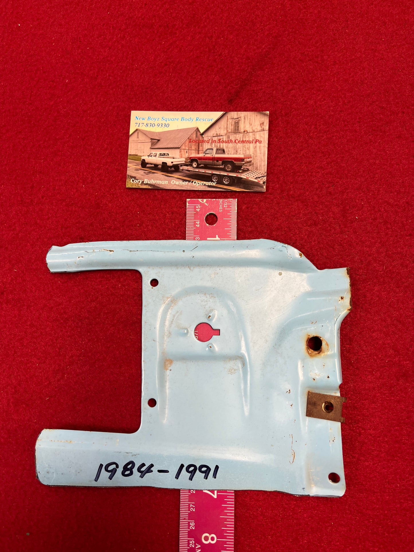 Switch Patch Panel, Headlight Switch Mount Area 1984 - 1991