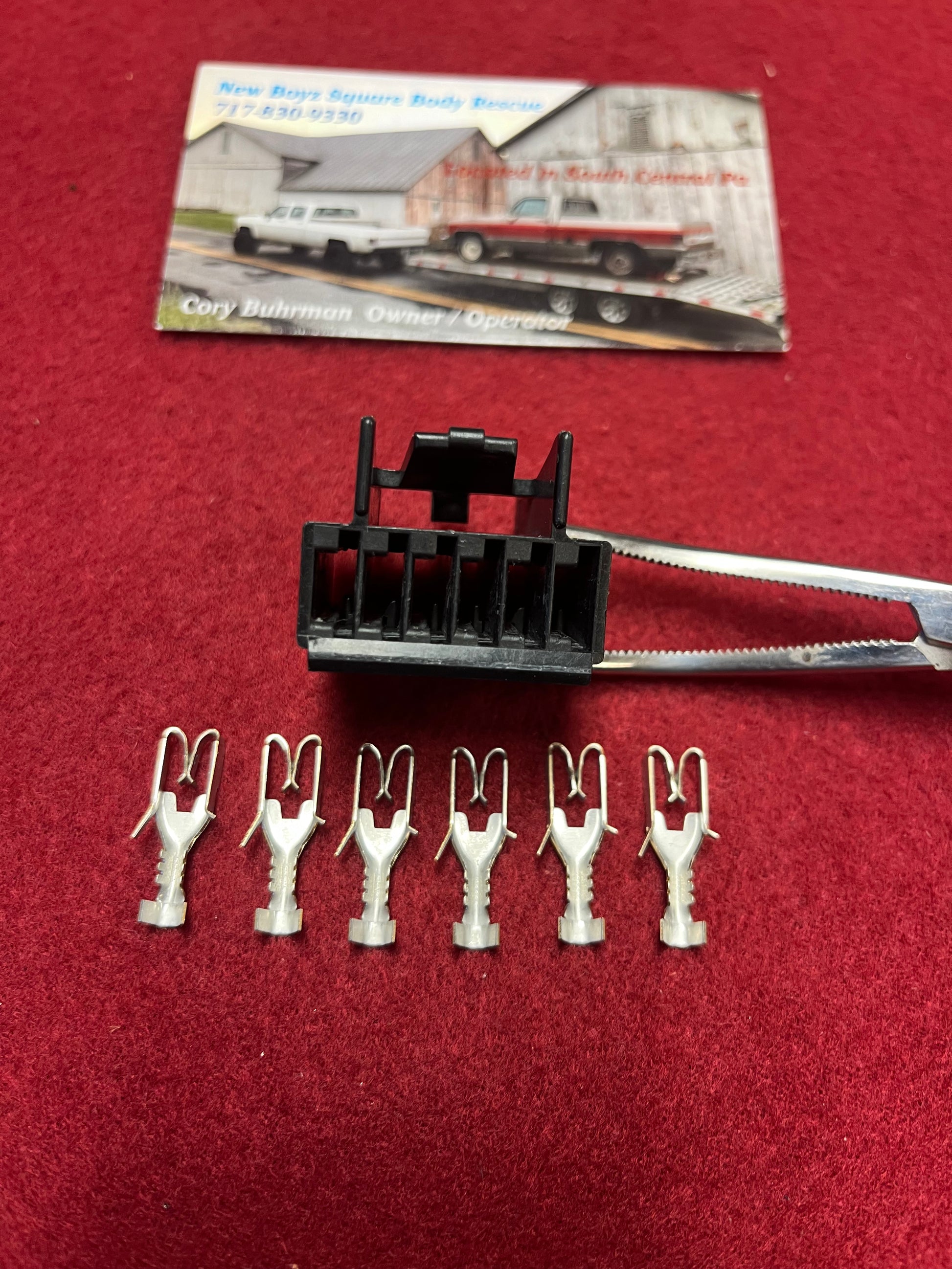 Connector W/ Terminals, Windshield Wiper Switch Connector and 6 Terminals (Wiper Switch Kit) (1978-1983)