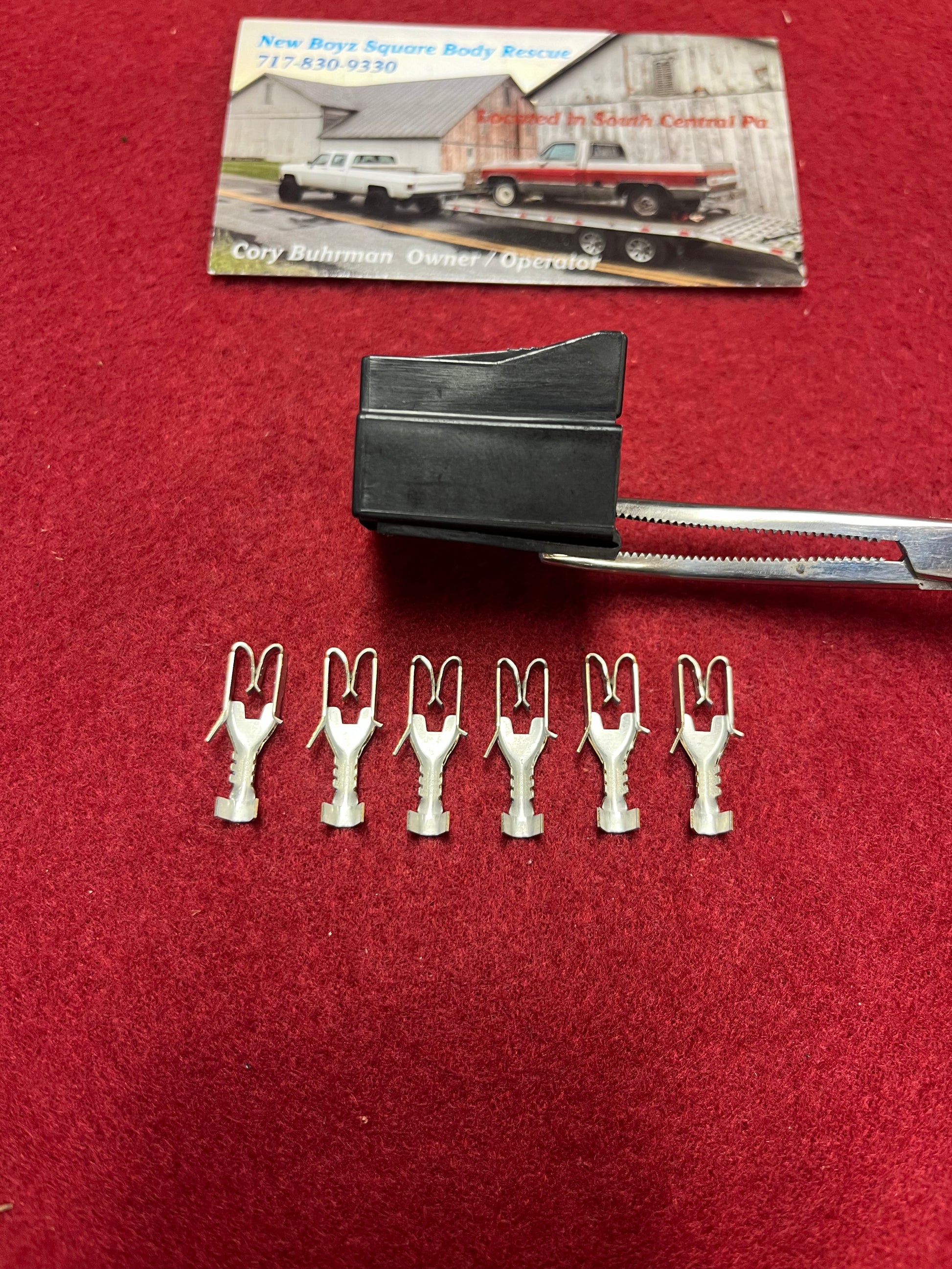 Connector W/ Terminals, Windshield Wiper Switch Connector and 6 Terminals (Wiper Switch Kit) (1978-1983)
