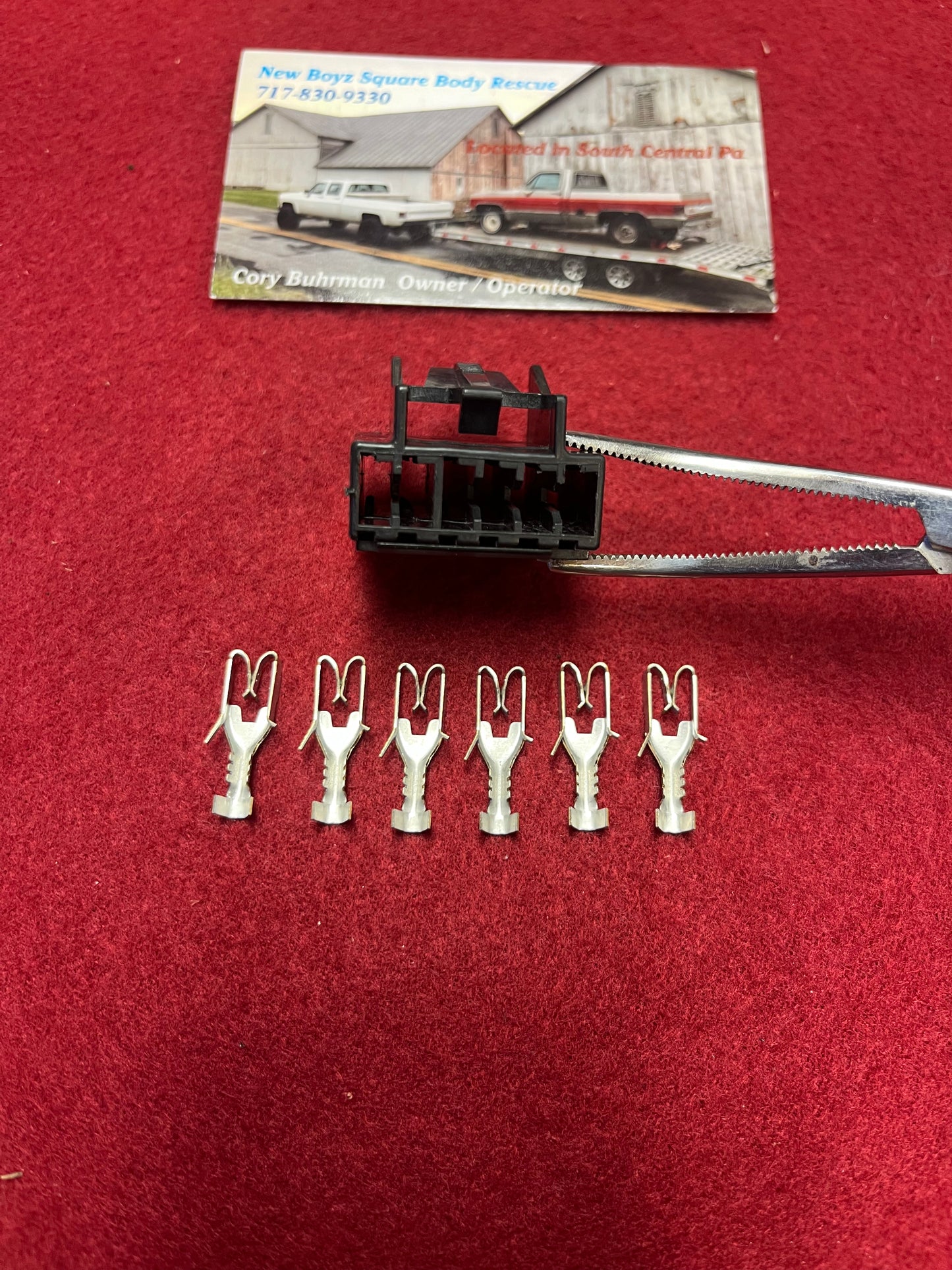 Windshield Wiper Switch Connector and 6 Termials (Wiper Switch Kit) (1978-1983)