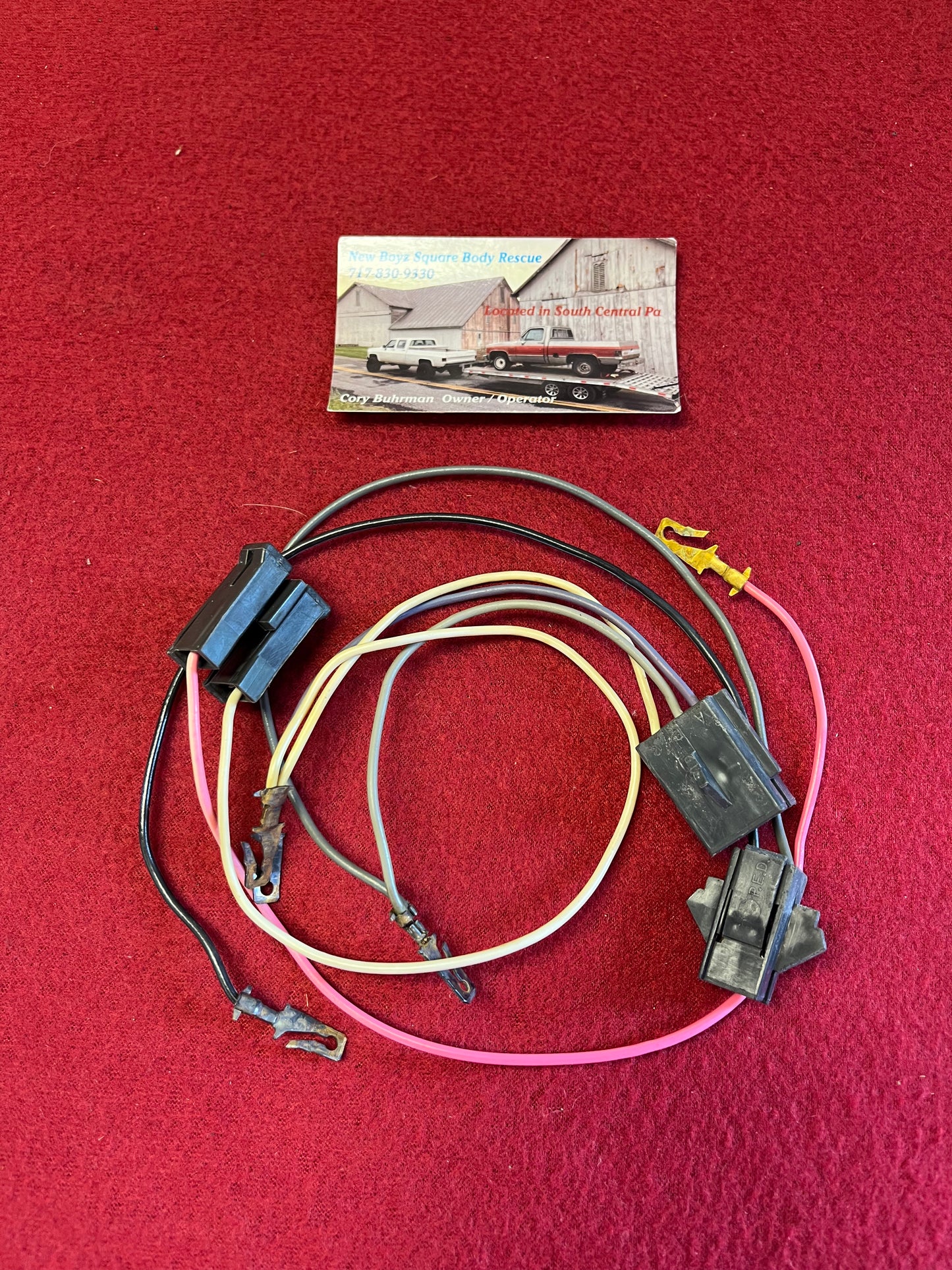 Lead, Windshield Wiper Motor Pigtail 1978-1984 (Pigtail)