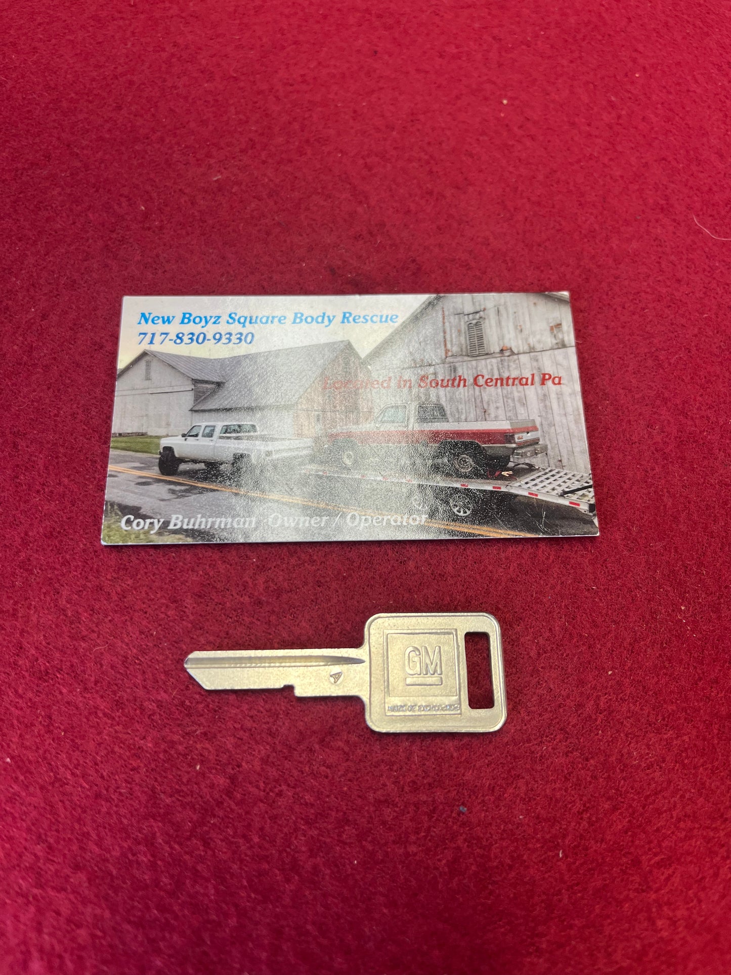 Key, NOS Ignition Key Blank A Code